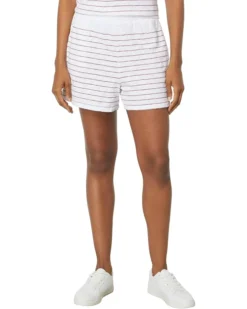 Mod-o-doc Stripe Printed Slub Jersey Shorts