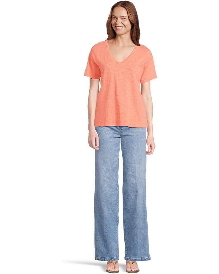 Mod-o-doc Short Sleeve V-Neck Boxy Tee | Shirts & Tops - Image 5