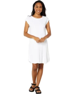 Mod-o-doc Terry Cloth Twist Cap Sleeve Boatneck Dress | Dresses