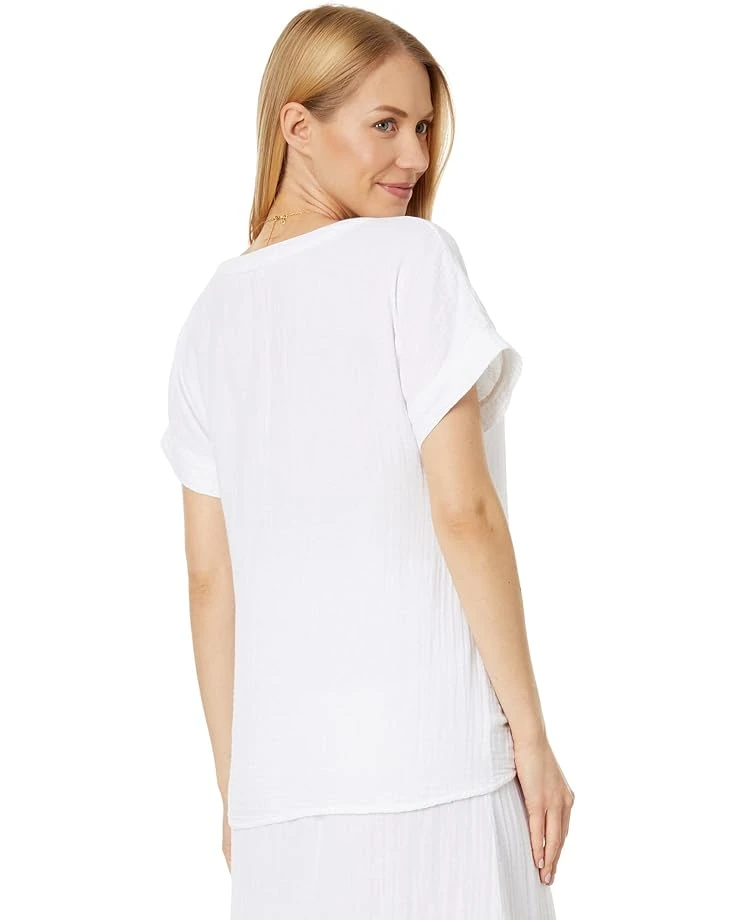 Mod-o-doc Double Layer Gauze Short Dolman Sleeve Top | Shirts & Tops - Image 2