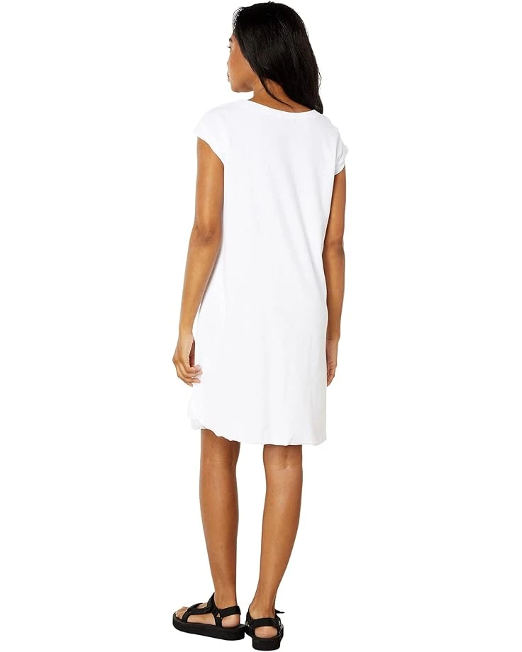 Mod-o-doc Terry Cloth Twist Cap Sleeve Boatneck Dress | Dresses - Image 2