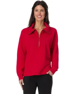 Mod-o-doc Long Sleeve Half Zip Sweatshirt | Hoodies & Sweatshirts