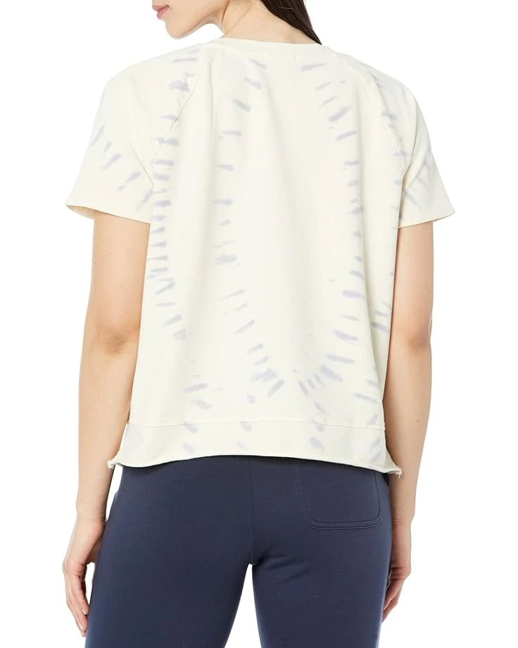 Mod-o-doc Tie-Dye Lightweight French Terry Short Sleeve Raglan Crew Top | Hoodies & Sweatshirts - Image 2