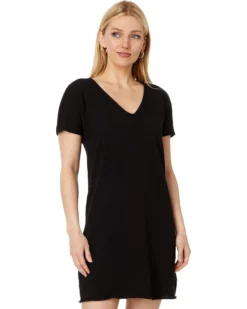 Mod-o-doc Dolman Sleeve V-Neck Seamed Dress | Dresses