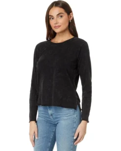 Mod-o-doc Long Sleeve Cropped Boxy Tee | Shirts & Tops