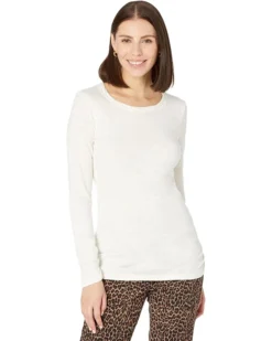 Mod-o-doc Slub Jersey Long Sleeve Twisted Scoop Neck Tee | Shirts & Tops