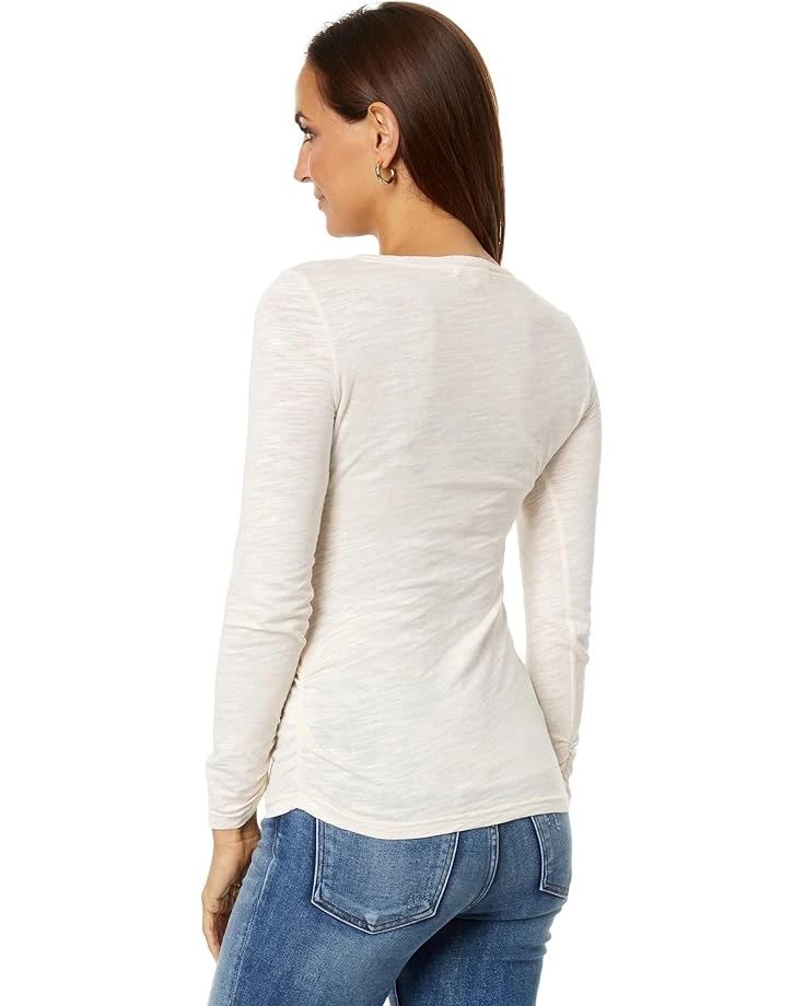 Mod-o-doc Slub Jersey Long Sleeve Twisted Scoop Neck Tee | Shirts & Tops - Image 2