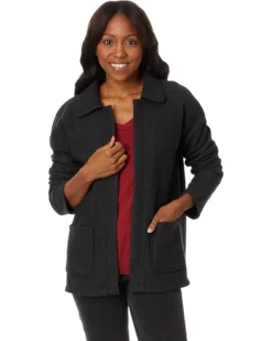 Mod-o-doc Quilted Long Sleeve Cardigan with Pocket | Coats & Outerwear