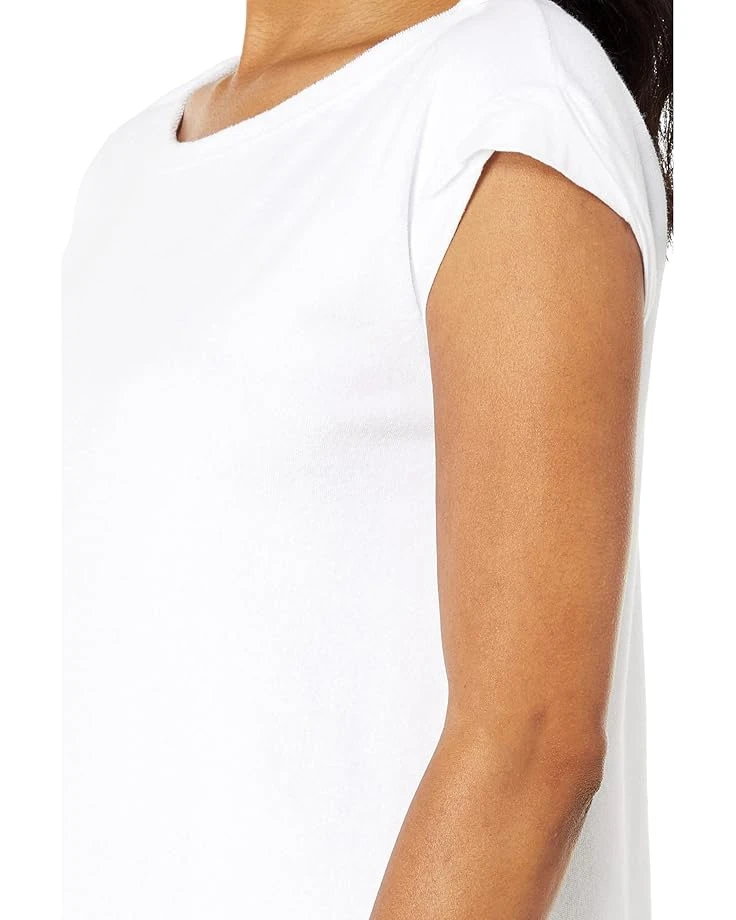 Mod-o-doc Terry Cloth Twist Cap Sleeve Boatneck Dress | Dresses - Image 3