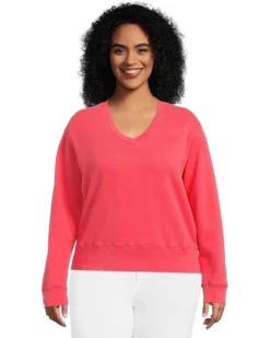 Mod-o-doc Deep V-Neck Long Sleeve Sweatshirt | Hoodies & Sweatshirts