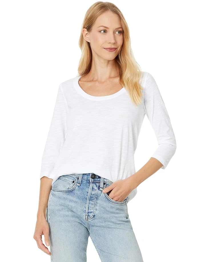 Mod-o-doc 3/4 Sleeve Scoop Neck Tee | Shirts & Tops