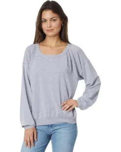 Mod-o-doc Long Sleeve Shrunken Crew Neck Pullover | Sweaters