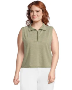 Mod-o-doc Half Zipped Sleeveless Sweatshirt | Hoodies & Sweatshirts