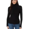 Mod-o-doc Long Sleeve Fold Over Turtleneck Top | Shirts & Tops