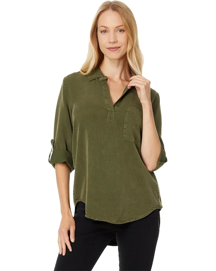 Mod-o-doc Roll Tab Patch Pocket Tunic | Shirts & Tops - Image 5