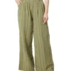 Mod-o-doc Tonal Stripe Gauze Relaxed Wide-Leg Pants