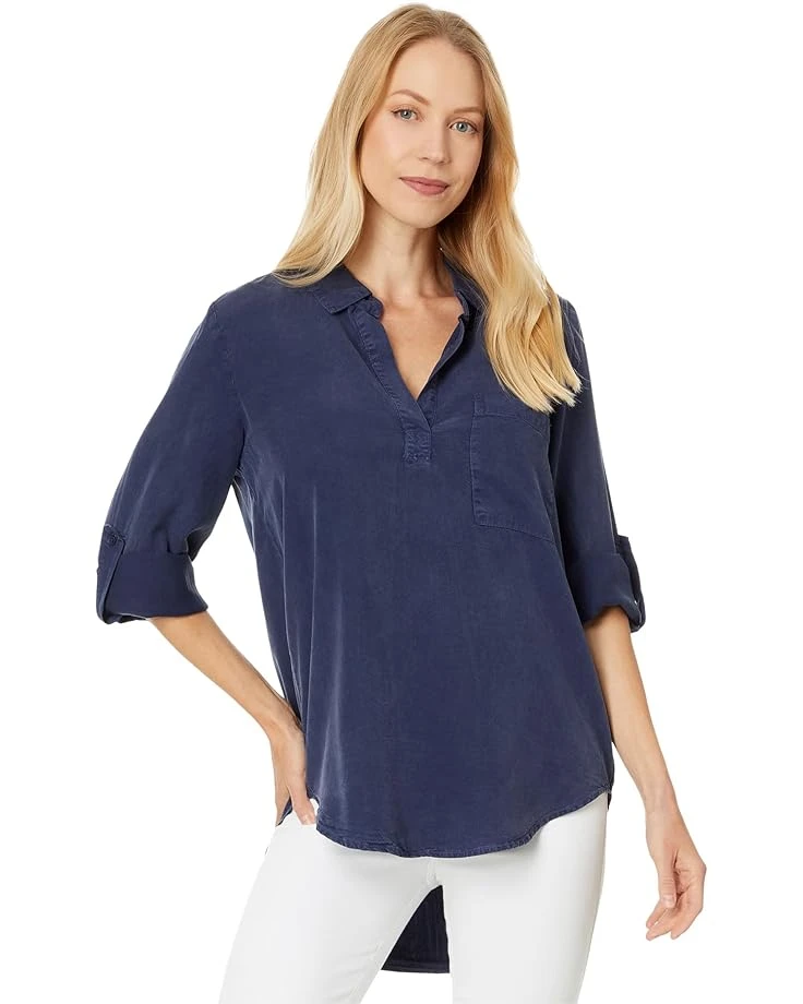 Mod-o-doc Roll Tab Patch Pocket Tunic | Shirts & Tops