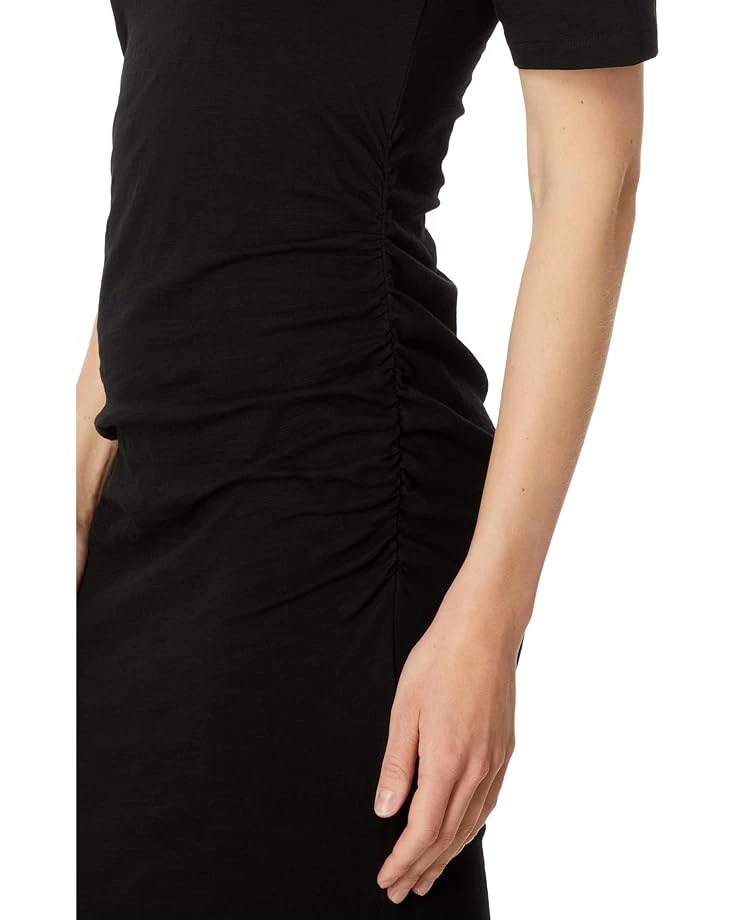 Mod-o-doc Short Sleeve Gathered Sideseam Midi Dress | Dresses - Image 3