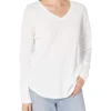 Mod-o-doc Cotton Modal Thermal Long Sleeve V-Neck Tunic | Shirts & Tops